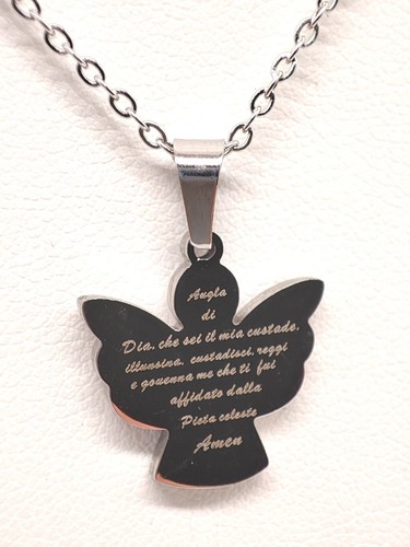 Collana con angelo - con,