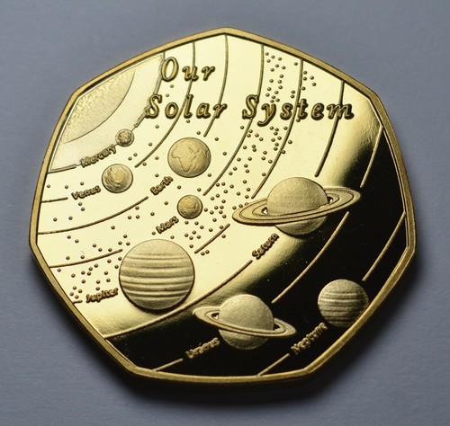 Our solar system 24ct gold - system,