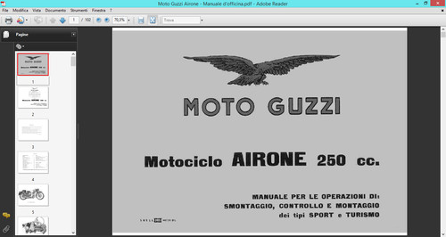 Manuale officina moto guzzi - manuale,