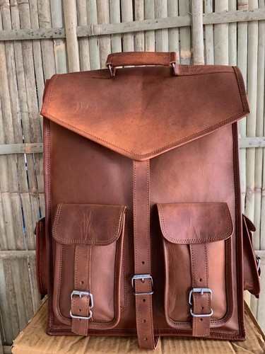 Borsa zaino pelle - in,