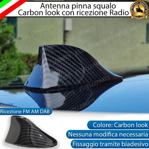 Antenna pinna squalo carbon - antenna,