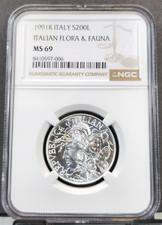 1991 ITALY SILVER 200 LIRE