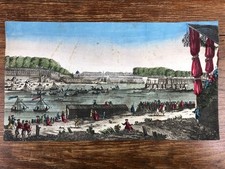 Gravure Vue Optique 18e Siecle