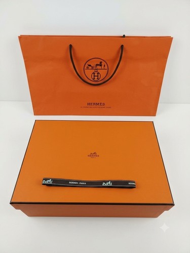 Scatola hermes con sacchetto - con, e