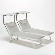 2 Lettini spiaggia mare