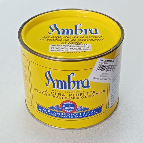 Ambra 500ml cera solida - , gialla