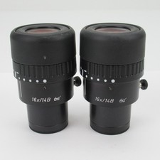 COPPIA OCULARI STEREOMICROSCOPIO LEICA 16X/14B SERIE MZ - 10445301/10 445 301