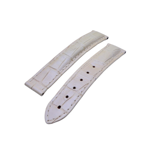 Omega bracelet alligator - bracelet, blanc