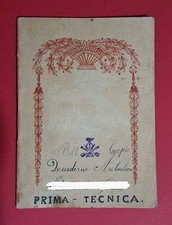 Antico quaderno quadretti - a,