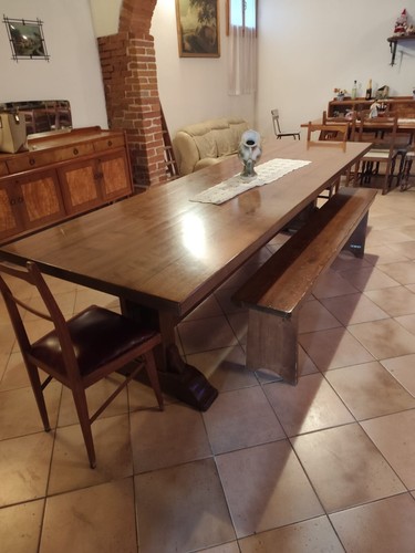Tavolo fratino castagno - in,