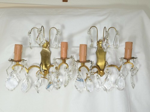 Coppia antiche applique - di,