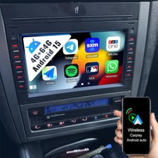 4+64 GB Android 15 CarPlay per VW Polo 9N Golf 4 Passat B5 T5 autoradio navigatore RDS