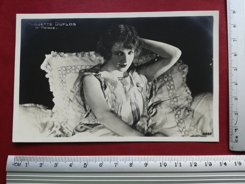 Cartolina foto huguette duflos - cartolina,