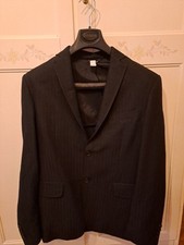 Abito Uomo 48, Nero A Righe