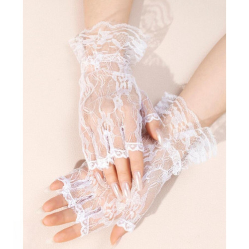 Guanti sposa estivi pizzo - da,