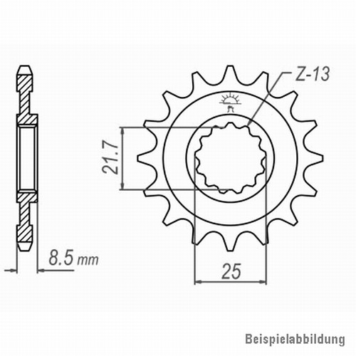 Ritzel vorne zähne - ritzel,