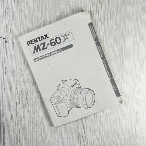 Pentax manuale - pentax, mz-60