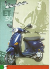 VESPA - ET 2 ET 4 - SCOOTER - 1994 ? catalogue brochure dépliant prospectus