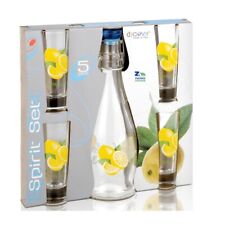 SET 1 BOTTIGLIA CON TAPPO MECCANICO DA 355 cc + 4 BICCHIERI PER LIMONCELLO