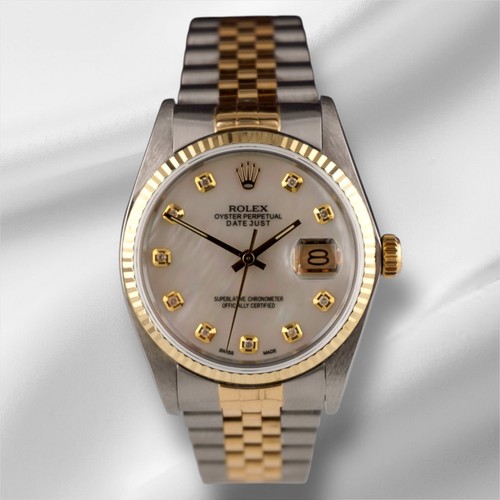 Rolex datejust 36mm 18k - rolex,