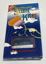 STUNT KITES How to Make and Fly Kit Vintage Jeremy Boyce 1999 Parragon NEW