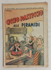 ALBO RAGAZZI AVVENTUROSI  " Ciccio Pasticcio...." n.11  Ed. Edital 1944 !!!!!!