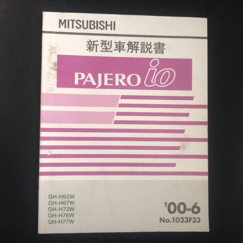Mitsubishi pajero iocar - pajero, manual