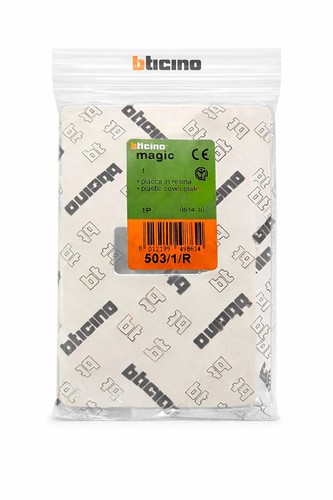 Placca resina singolo - in,