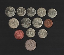 RUSSIA 13 MONETE ANNI DIVERSI