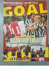 Rivista GOAL Maggio 1996 Ucl Finale Champions League AJAX JUVENTUS VIALLI Cover