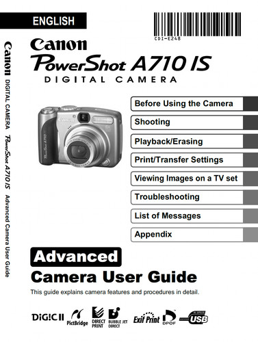 Canon powershot a710 - canon,