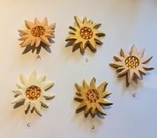 Grande spilla in legno "Stella