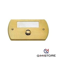 CAMPANELLO OTTONE MM 132X72 CON FINESTRA