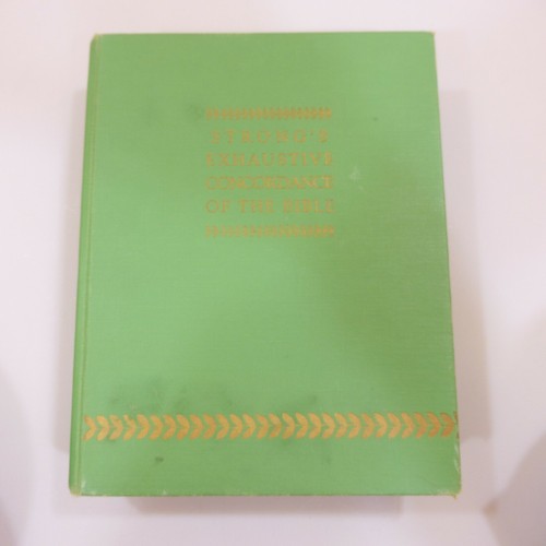 Strongs exhaustive concordance - strongs,