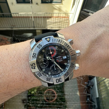 Orologio Uomo Sector Golden Eagle No Limits Titanium 42mm Crono 7750 1000m