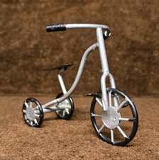 Scultura Triciclo Metallo Mini