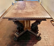 Tavolo Scrivania stile rinascimentale del 900