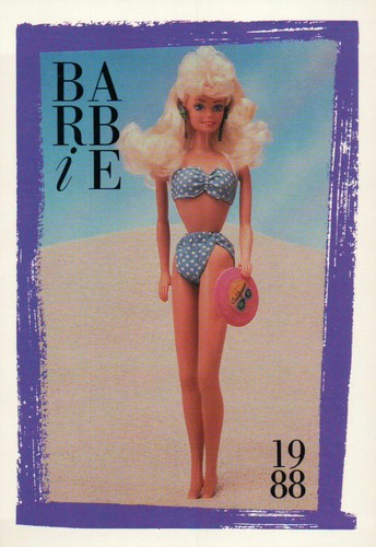 Barbie trading card - moda, da