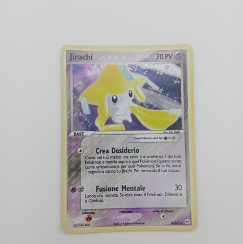 Jirachi 101 holo rare ex - 8/101,