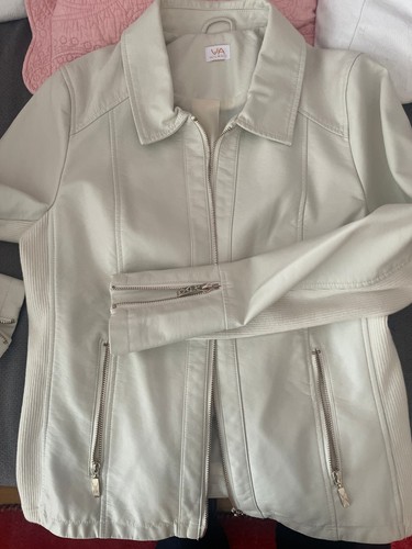 Giacca ecopelle taglia 40 - giacca,
