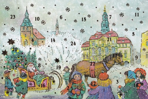Calendario dell avvento in - a4,