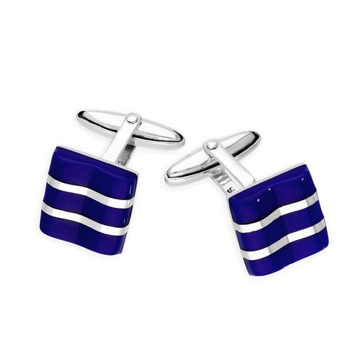 Gemelli quadrati argento - quadrati, in