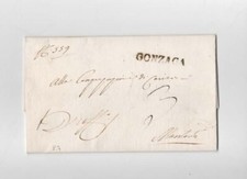 AC345-PERIODO NAPOLEONICO PREFILATELICA GONZAGA PER MANTOVA