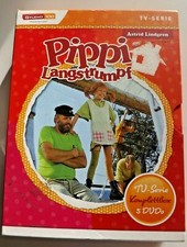 PIPPI LANGSTRUMPF CALZELUNGHE  SERIE TV BOX 5 DVD  KOMPLETTBOX NO HEIDI GEORGIE 