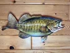20" Smallmouth Bass Fish Mount