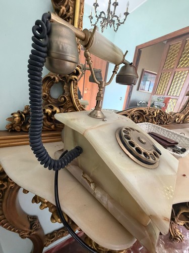 Telefono vintage onice con - telefono,