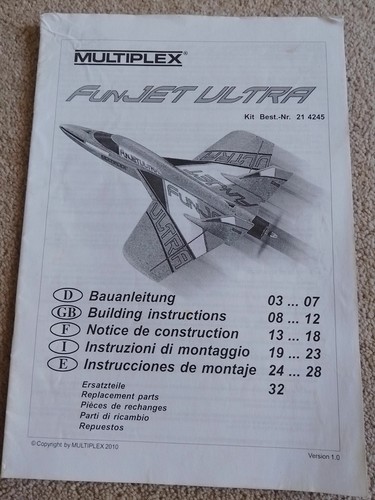 Multiplex funjet ultra kit - funjet,