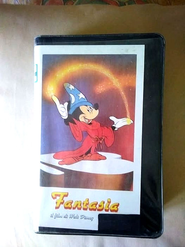 Vhs fantasia walt disney - fantasia,