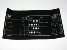 Adesivo etichetta tabella