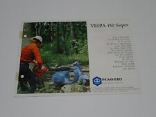 VESPA 150 SUPER PIAGGIO CHI VESPA MANGIA LE MELE BROCHURE DEPLIANT  (L14bis)